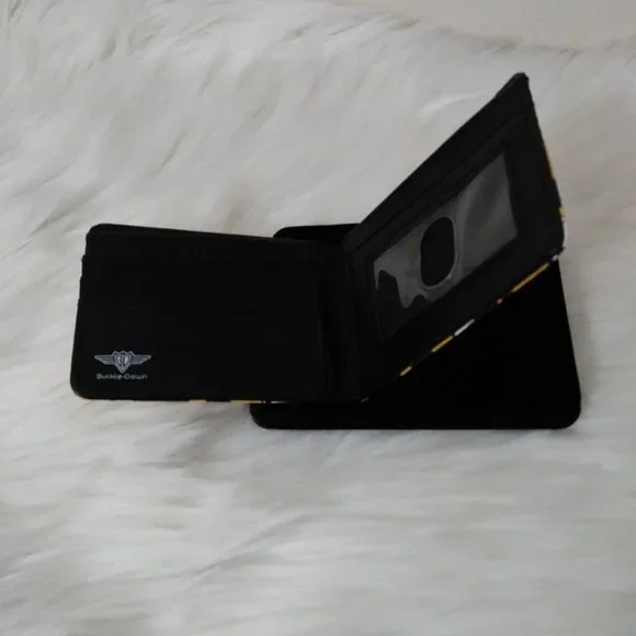 Disney Yellow Mickey and Minnie Bi-fold Wallet with Metal Tin Gift - Picture 6 of 16